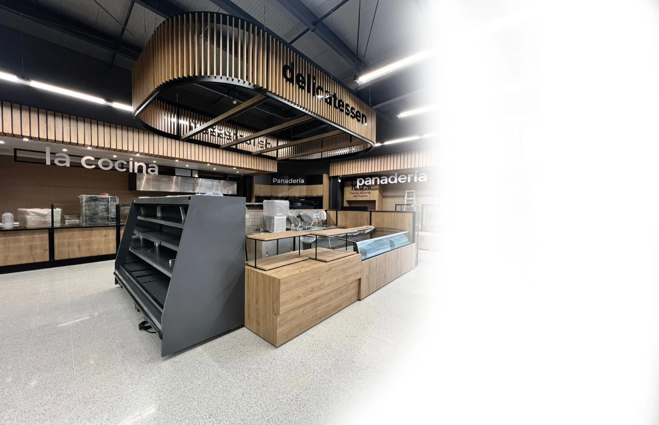 Beyond SAS — Delicatessen fixtures and millwork